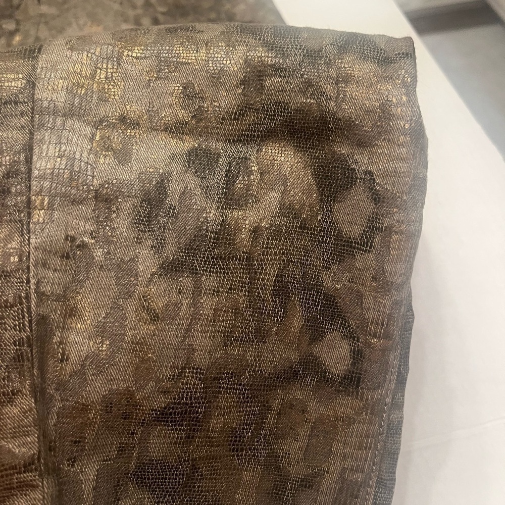 Escada Sable Python snake shimmer print ankle Jea… - image 10